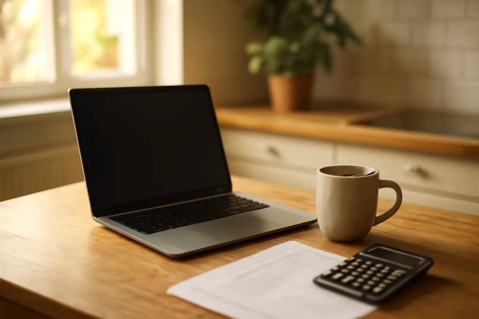 Volunteer treasurer working on annual nonprofit filing at home with laptop